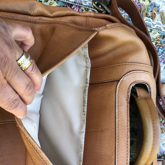 Claire Chase Genuine  Leather Messenger - Picture 10 of 10